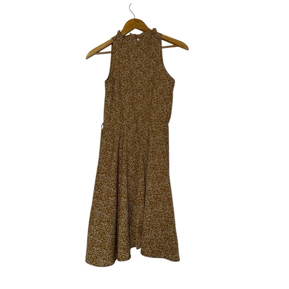 Waist-Defined Floral Hater Midi Dress WOMEN S Sleeveless Cottagecore Spring - Picture 6 of 16